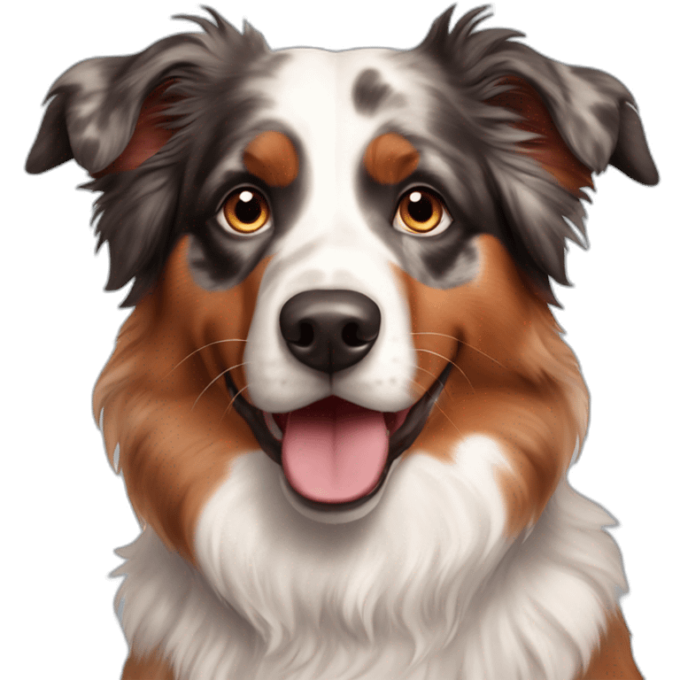 Red Merle Australian Shepherd emoji