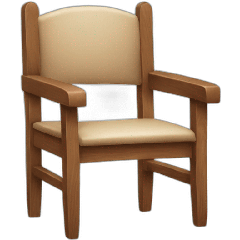 wooden chair emoji