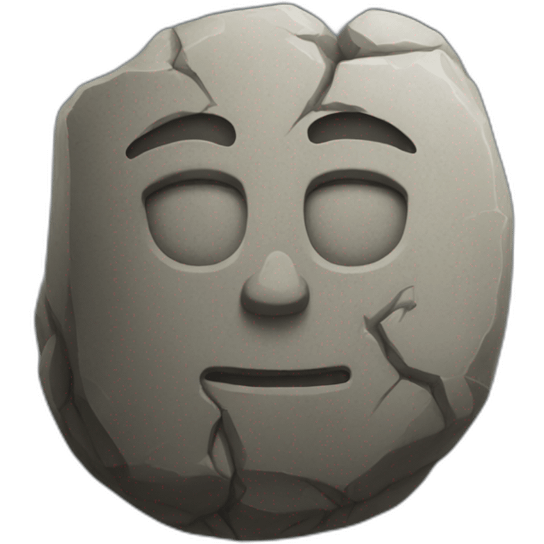 Stone emoji