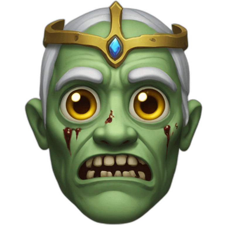 Zombie priest from world of warcraft emoji