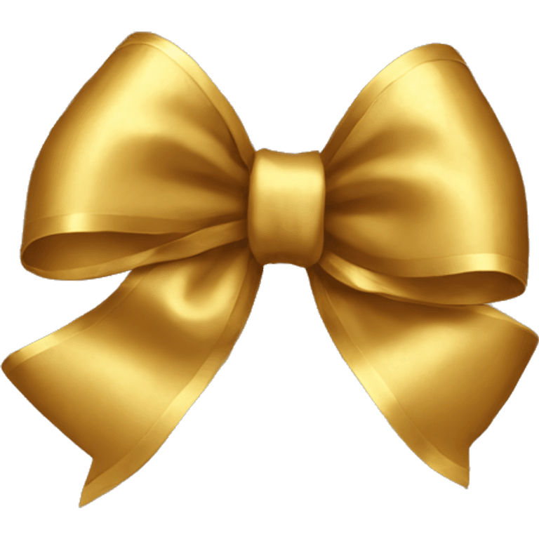 gold bow emoji