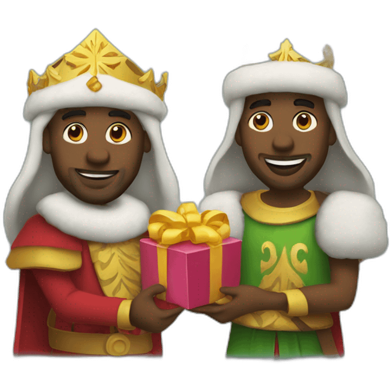 the three kings chritsmas emoji