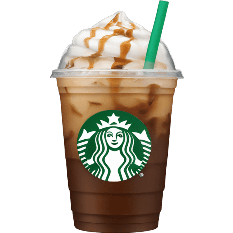 Starbucks iced coffee emoji