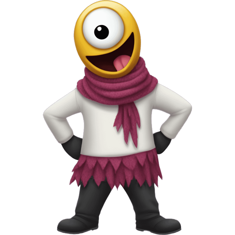 Terror Telly: The Panic Bringer

Telly Monster Disney Villain: The Panic Bringer A fear-fueling, anxious villain with a penchant for causing worry, The Panic Bringer spreads dread and doubt, wearing a frayed scarf and whispering frightful possibilities.
 emoji