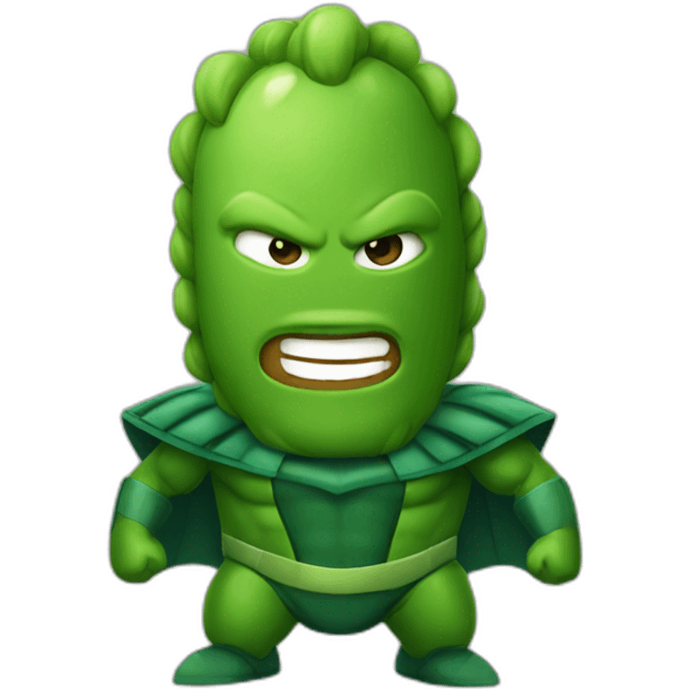 cornichon superhero emoji