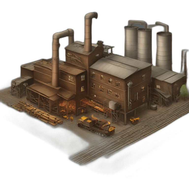 wood factory emoji