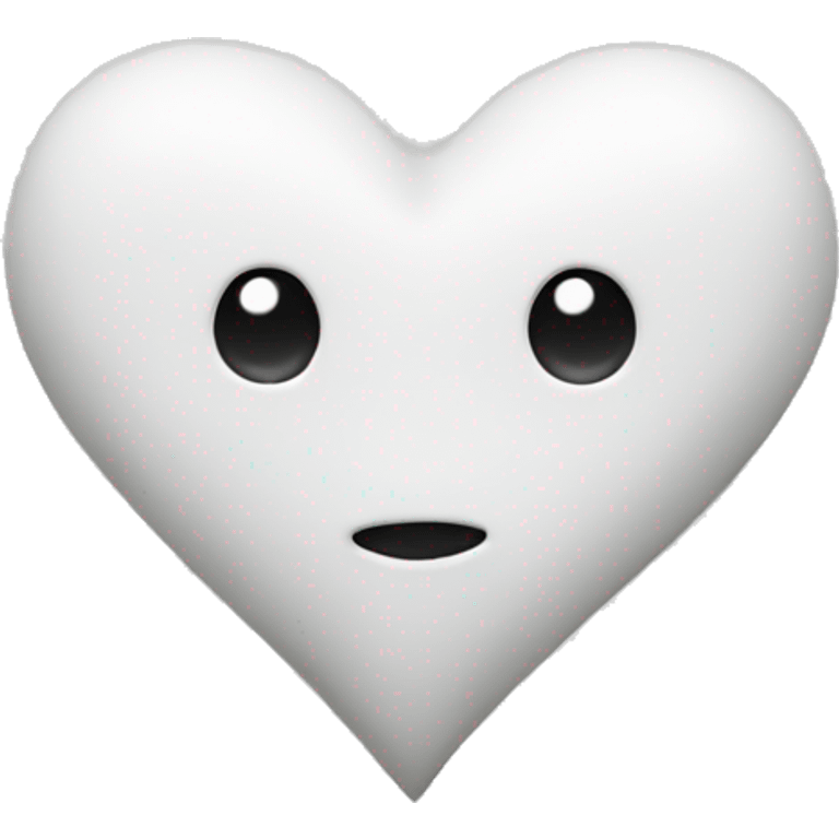 WHITE HEART emoji