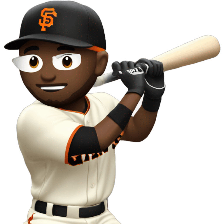 SF Giants player beating LA Dodgers  emoji