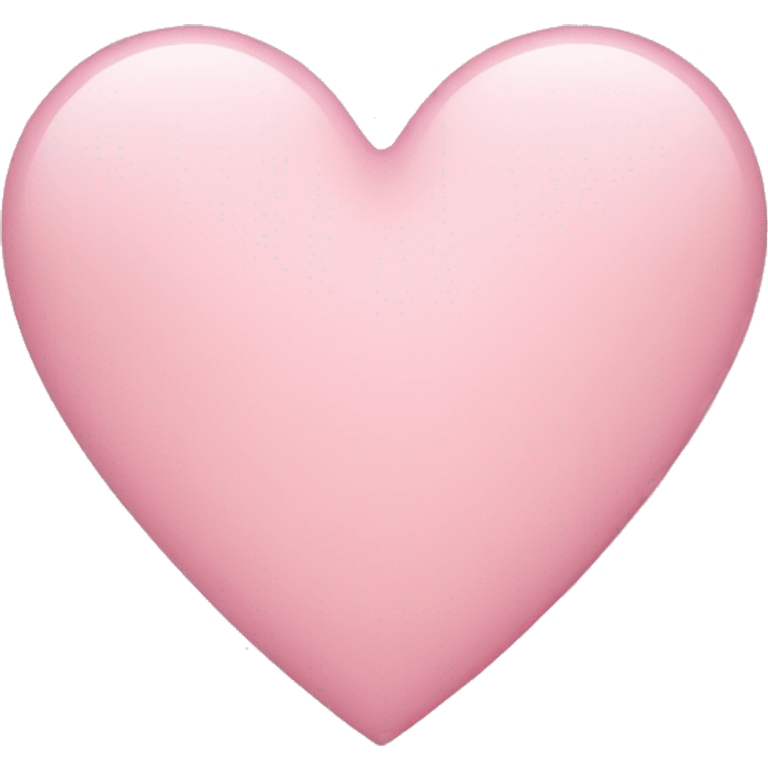 Light pink heart  emoji