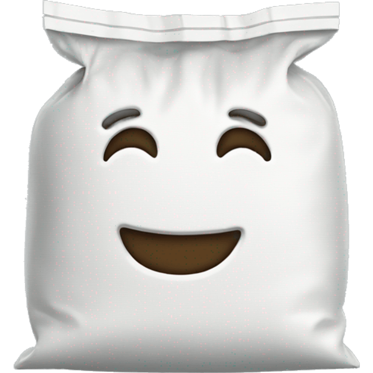 A bag of sugar emoji