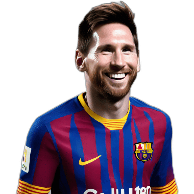 Messi smile emoji