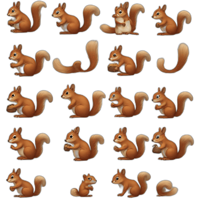 Squirrel work emoji