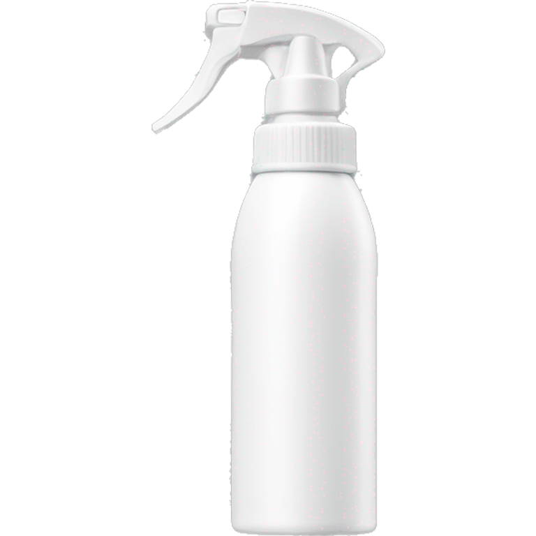 white aluminum bottle spray nozzle emoji