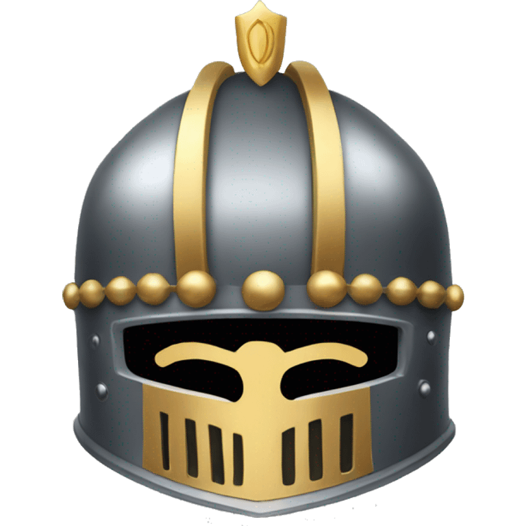 knight helmet with crown emoji