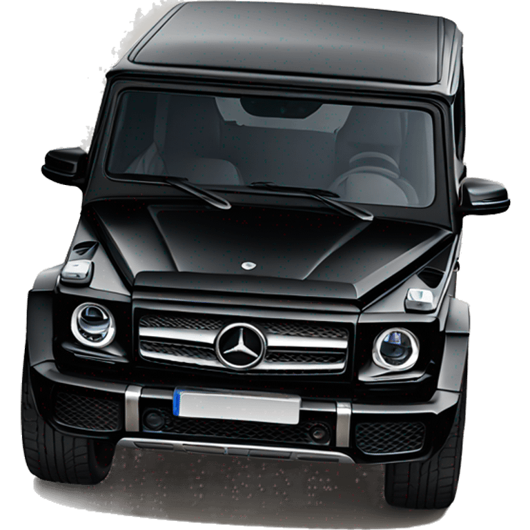 Black Mercedes classe G emoji