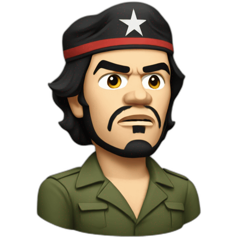 A frustrated Che Guevara emoji