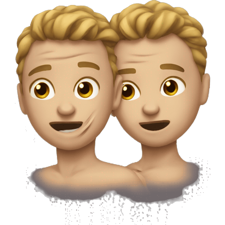 Twins fighting  emoji