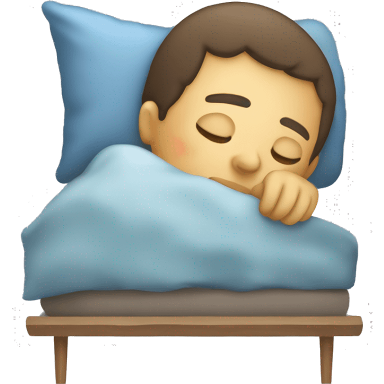 A person who sleeps heavily on right angle side almost  emoji