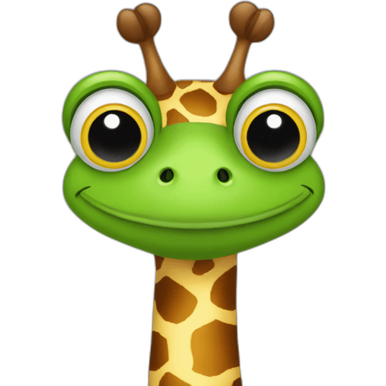 mr frog giraffe emoji