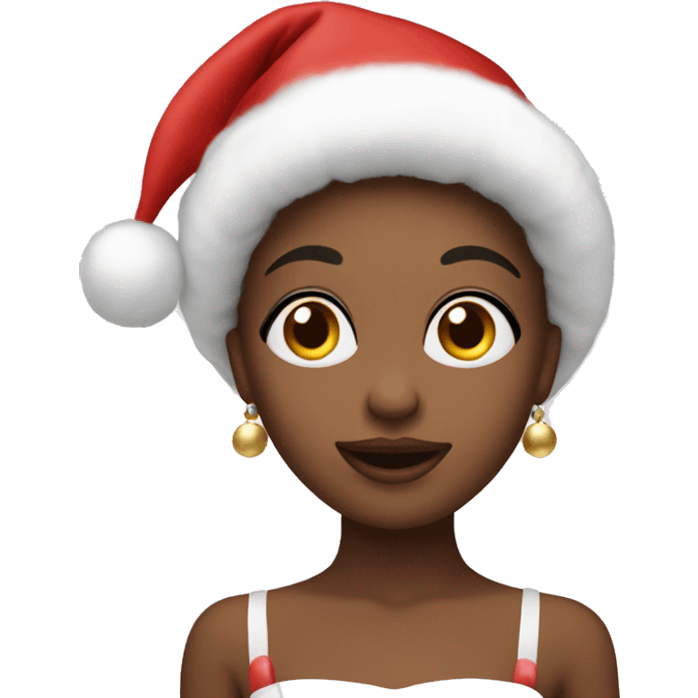 Christmas coquette emoji