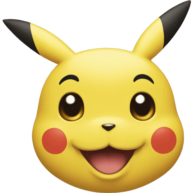 pikachu face smile emoji