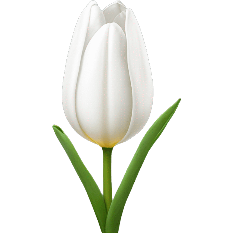 White tulip emoji