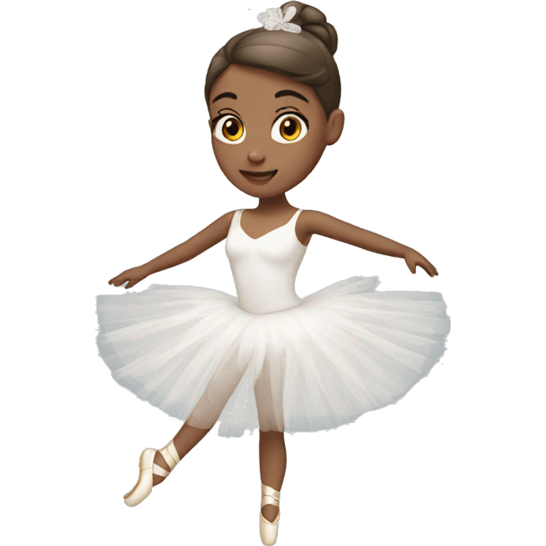 white ballerina emoji