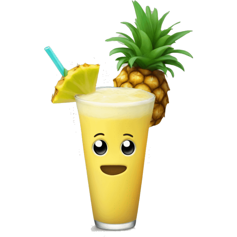 Cute Piña colada emoji