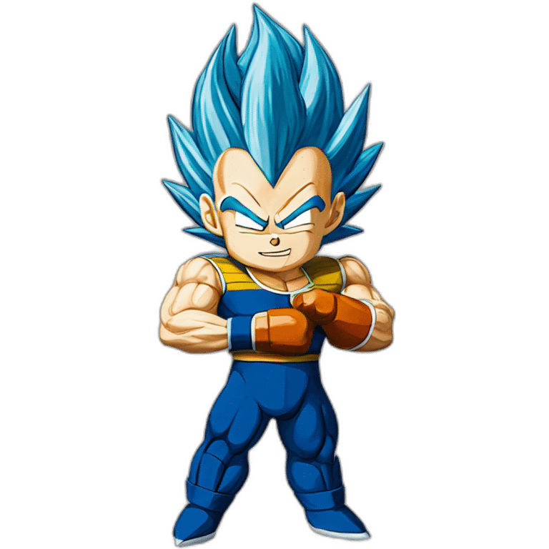 Vegeta middle finger emoji