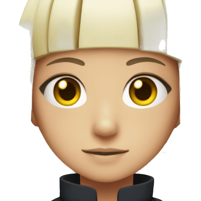 Girl in Naruto costume emoji