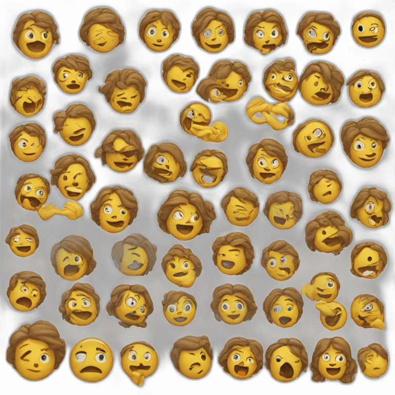 Emojis timide emoji