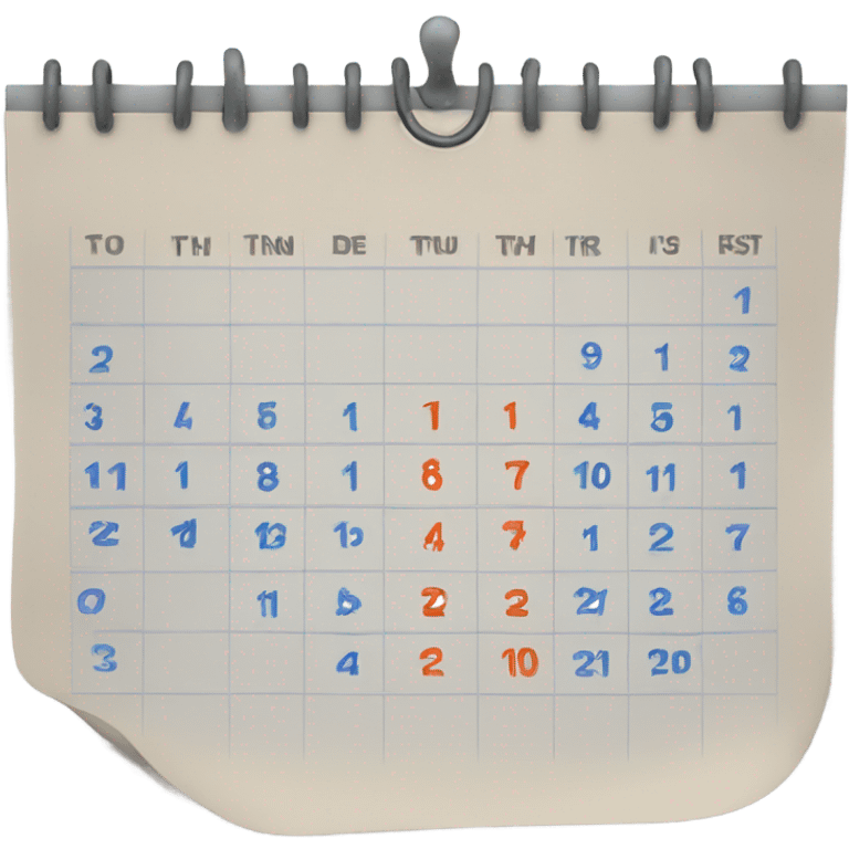 april calendar emoji