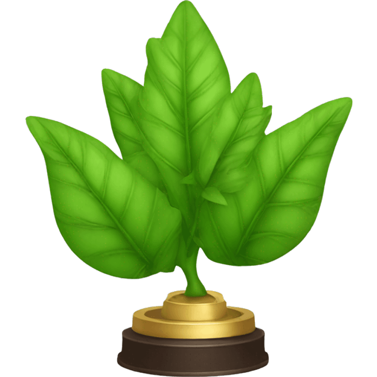 leafy trophy emoji