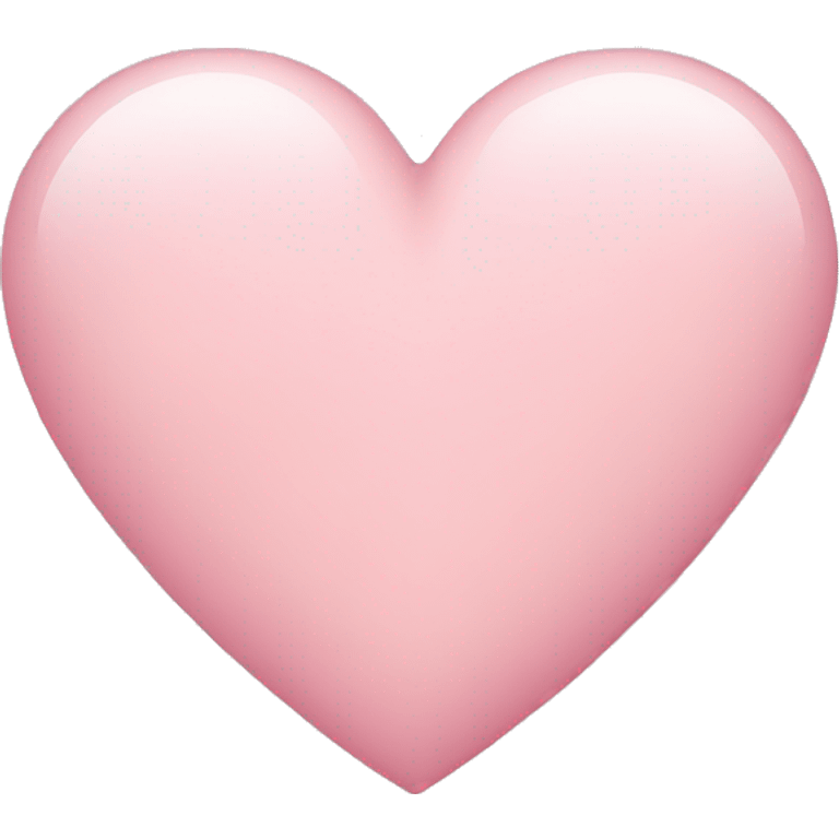 Light pink heart emoji