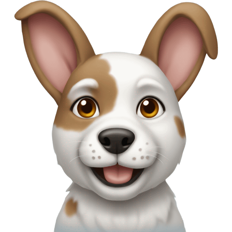 rabbit with dog mix emoji