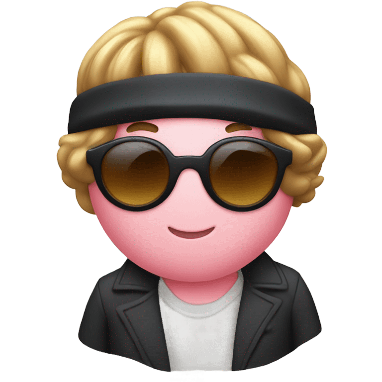 Kirby with sunglasses  emoji