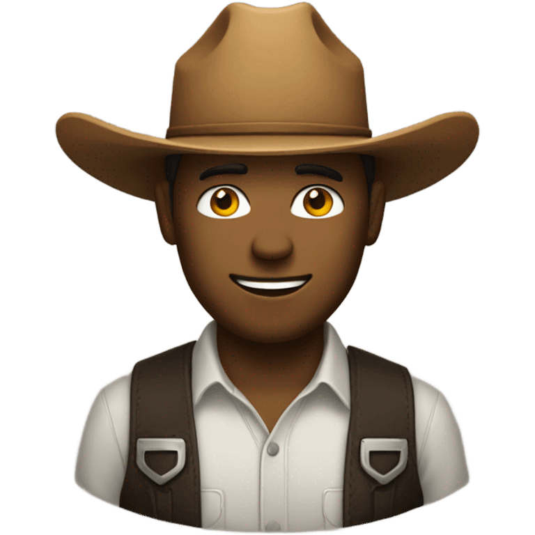 man with cowboy hat emoji