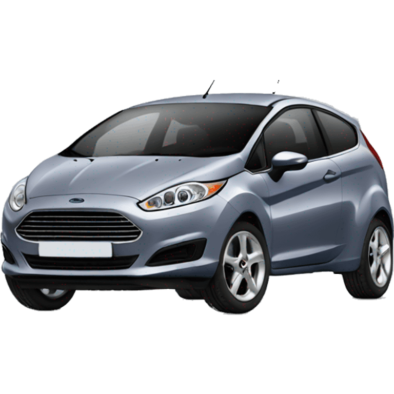 Ford fiesta grise emoji