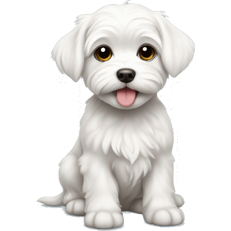 Adorable Maltese puppy  emoji