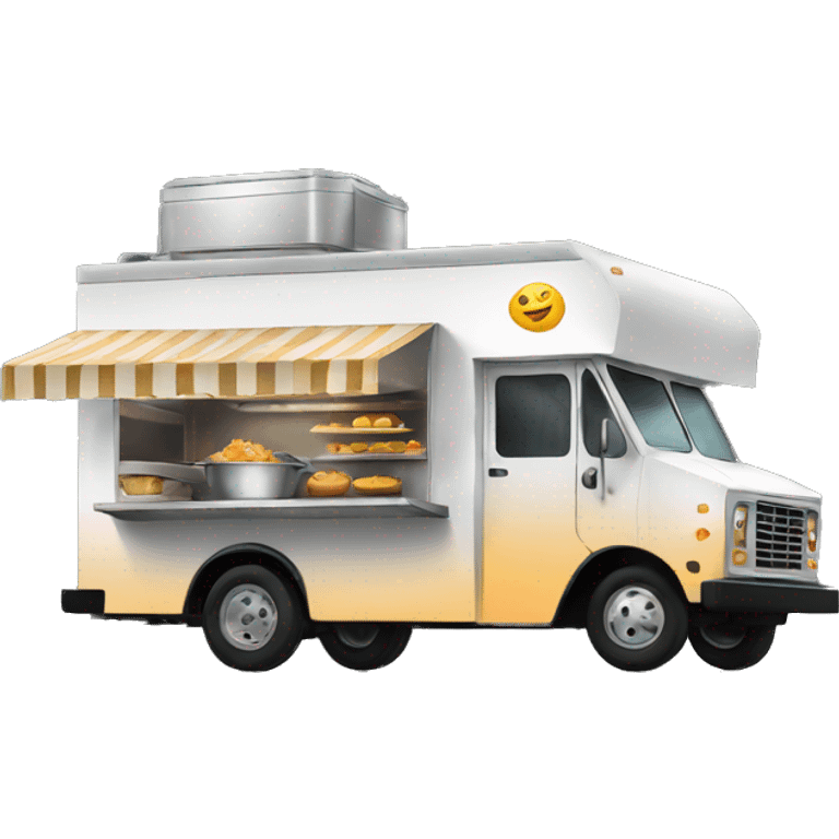 Black Food truck emoji