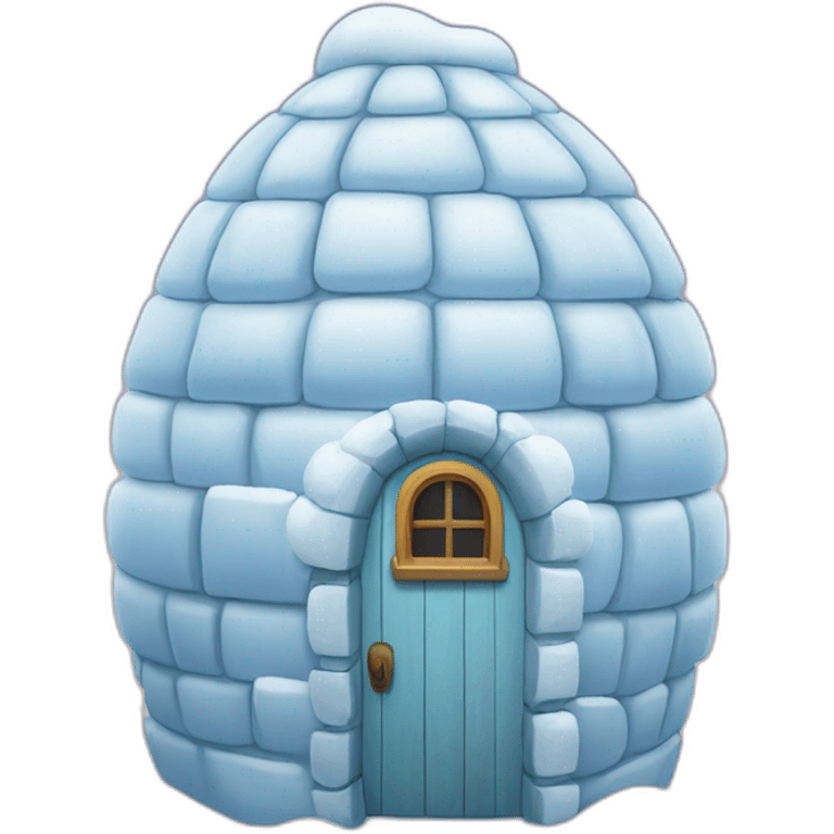 igloo with question mark on top emoji