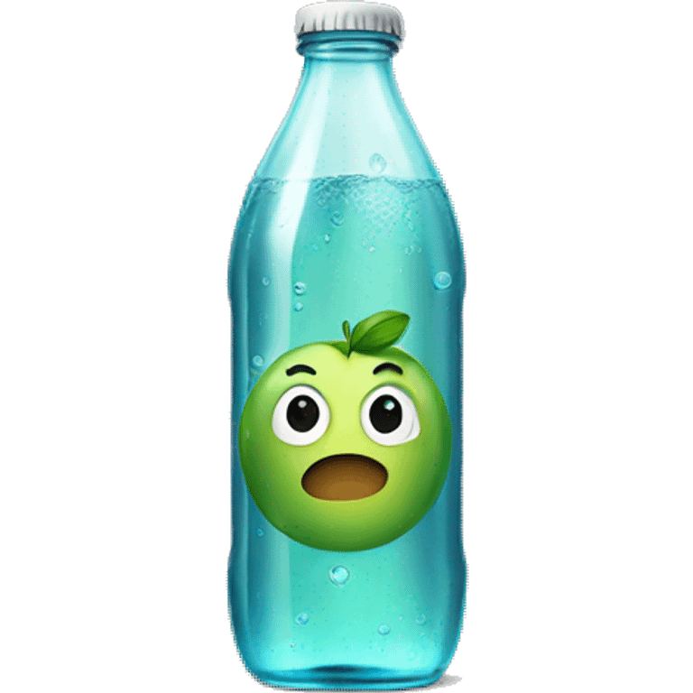 sparkling water with apple juice emoji