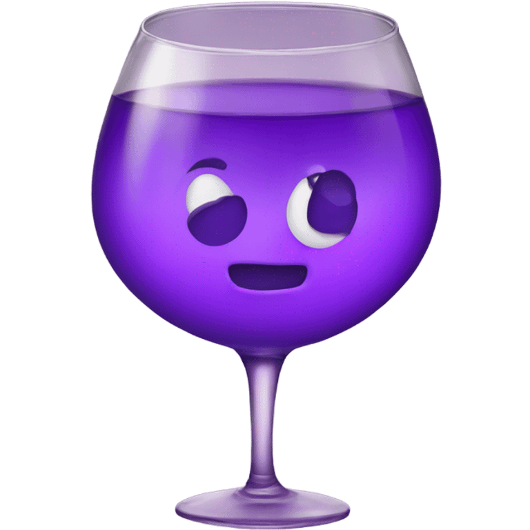 Drinking purple sprite emoji