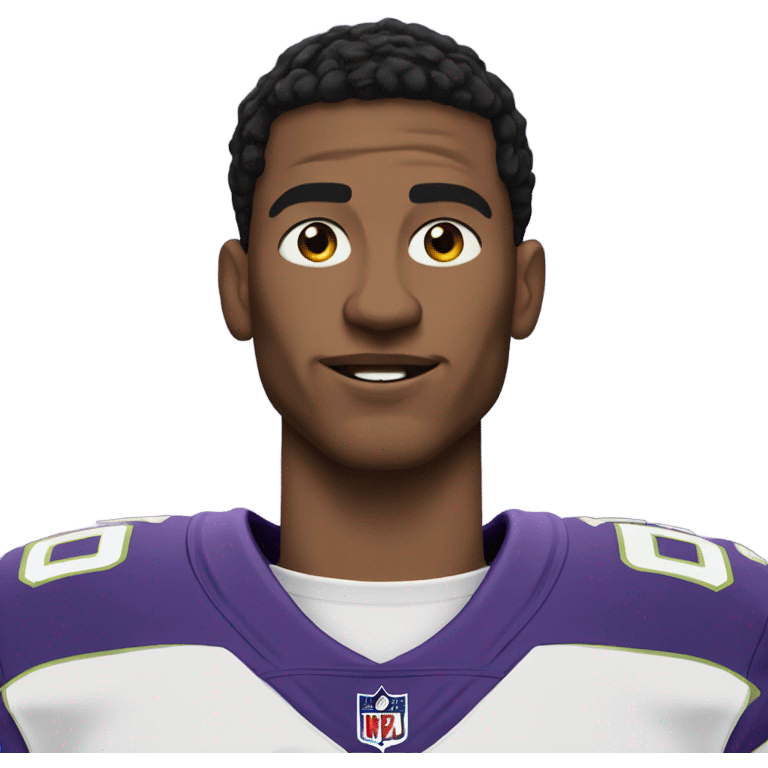 Justin Jefferson from the nfl emoji