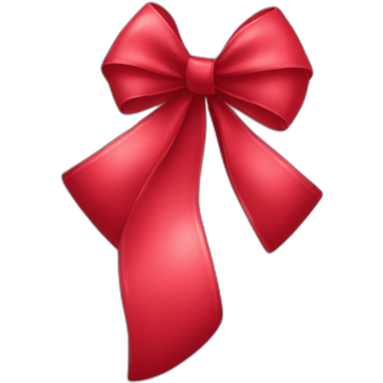 Cherry red bow emoji