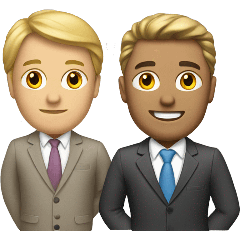 Two finance advisor emoji