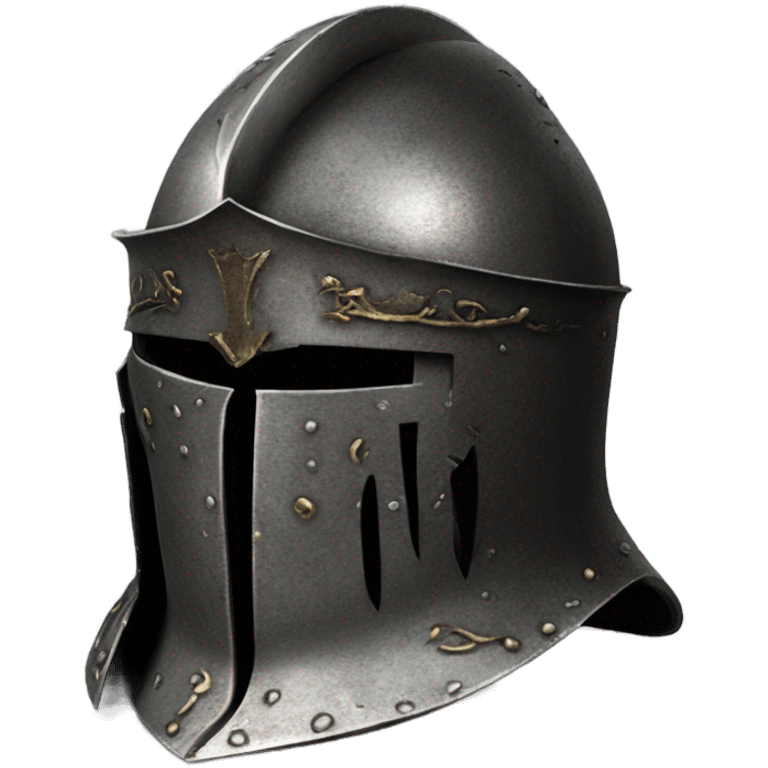 the fallen knight helmet from dark s emoji