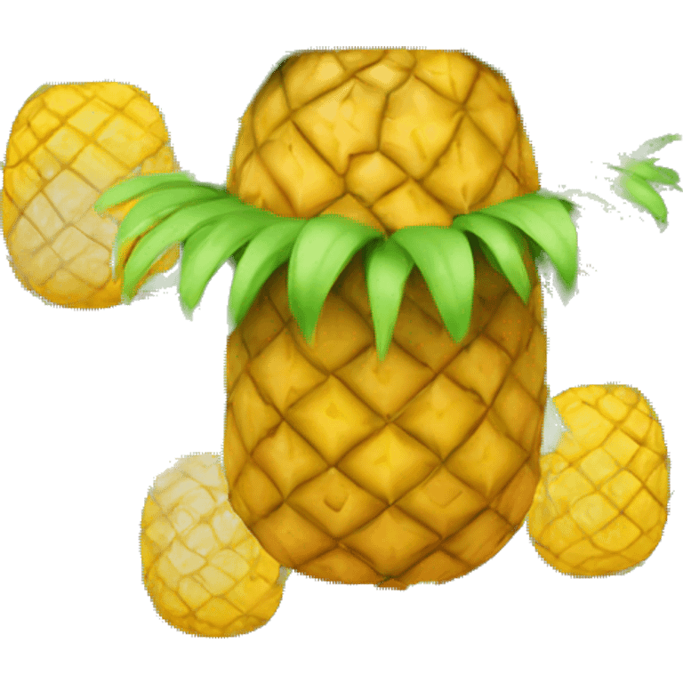 upside down pineapple emoji