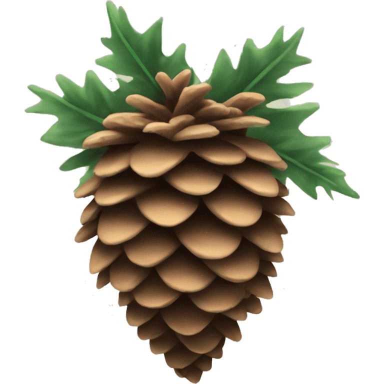 aesthetic pine cone emoji