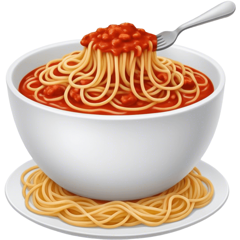 Bowl of spaghetti emoji